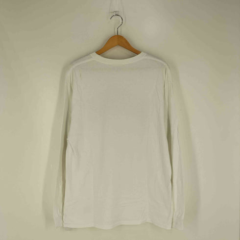 ナツメグ NUTMEG ロゴプリント クルーネック ロングスリーブ Tシャツ メンズ